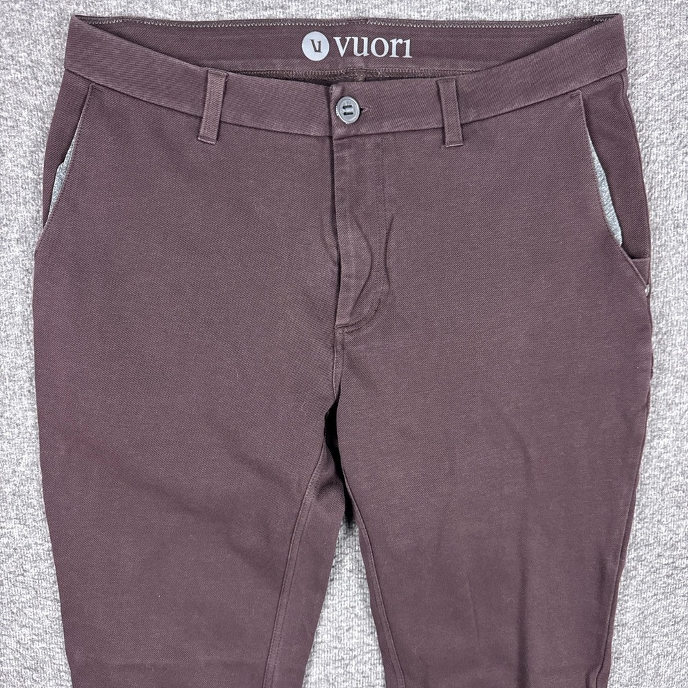 Vuori Men's Chinos in Deep Plum
